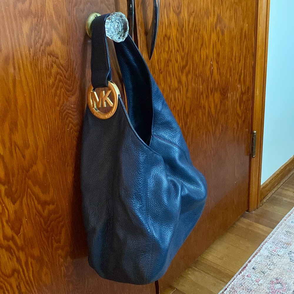 MK Michael Kors leather hobo bag